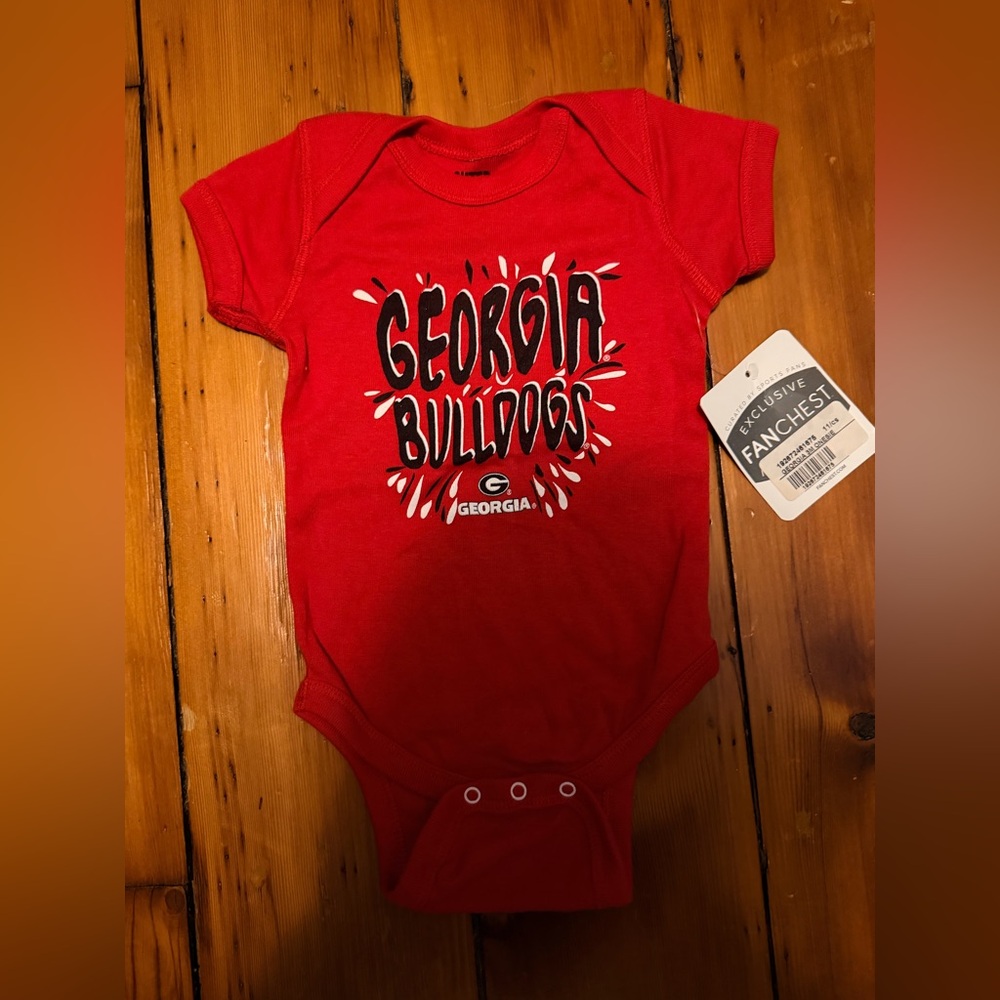 Georgia bulldogs onesie